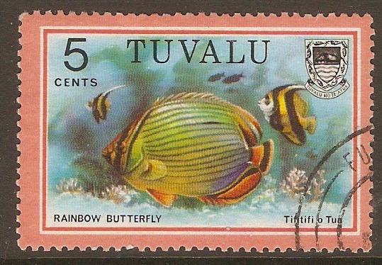 Tuvalu 1979 5c Fishes Series. SG108
